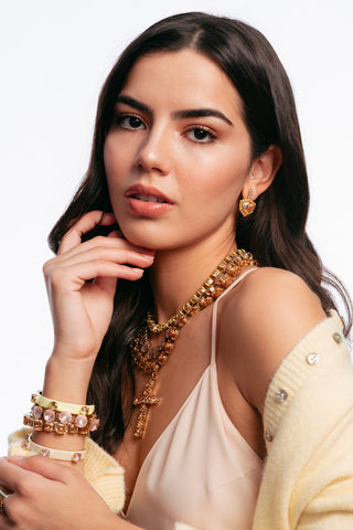 Le collier Sofia en arc-en-ciel