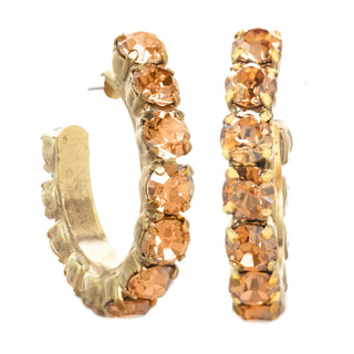 Boucles d'oreilles créoles Jubilee en pastèque