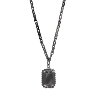 Mini Soleil Necklace in Jet