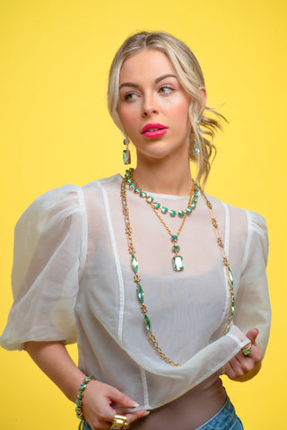 The Sofia Necklace in Watermelon