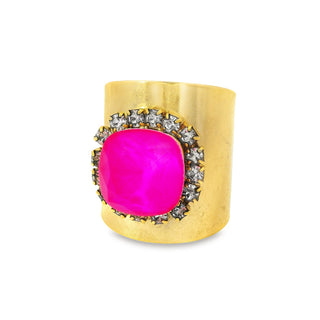 Sydney Square Ring Antique Gold