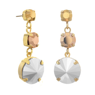 Boucles d'oreilles Torin en métal mélangé