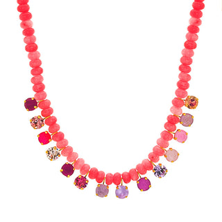 Bonnie Necklace in Dusty Rose