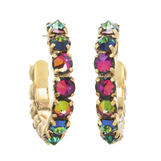 Boucles d'oreilles créoles Jubilee en pastèque