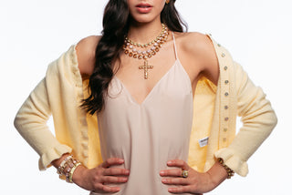 Le collier Sofia en arc-en-ciel