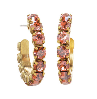 Boucles d'oreilles créoles Jubilee en pastèque