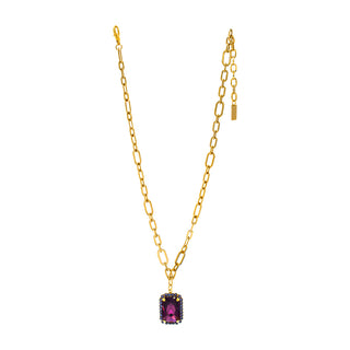 Mini Soleil Necklace in Amethyst