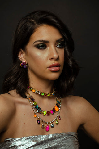Zeren Necklace in Electrics