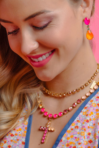 Sarina Necklace in Watermelon