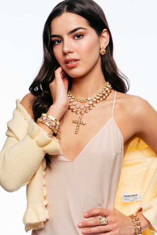 Le collier Sofia en arc-en-ciel