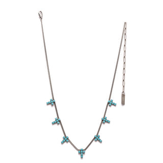 Multi Cross Necklace In Turquoise