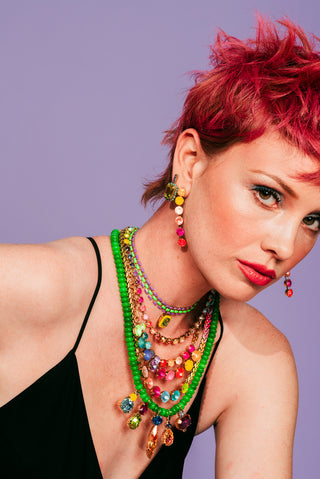 Mini Lilibet Single Earrings in Candy Crush