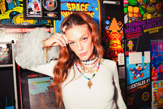 Collier Toshka en blanc