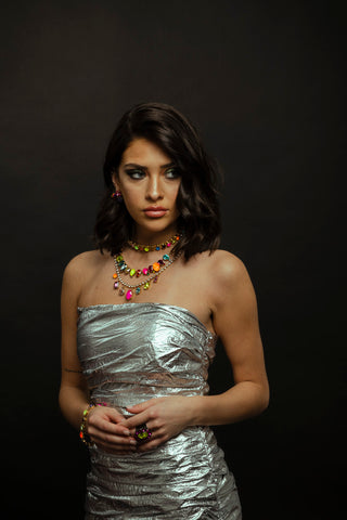Zeren Necklace in Electrics
