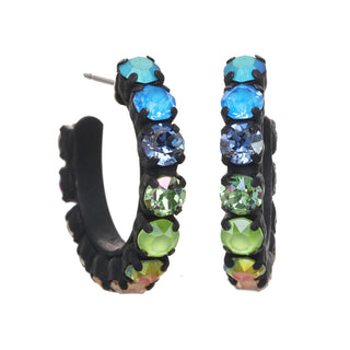 Boucles d'oreilles créoles Jubilee en pastèque