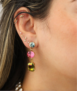 Boucles d'oreilles Zayna en pastèque