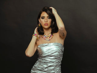 Aaralyn Necklace in Pink Berries