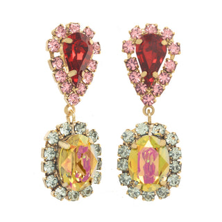 Boucles d'oreilles Neriah en Pastèque