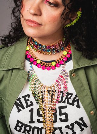 The Sofia Necklace in Electrics