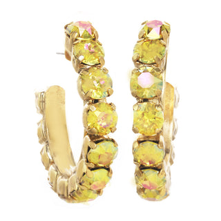 Boucles d'oreilles créoles Jubilee en pastèque