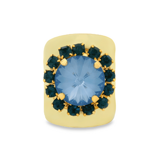 Jacci Rings in Enamel Midnight Express