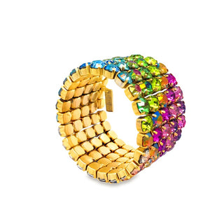 Olivia 5 Strand Stretch Bracelet in Bohemian Wonderland