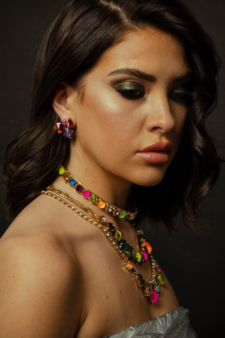 Zeren Necklace in Electrics