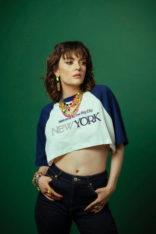 Mini Sofia Necklace in Opal POP