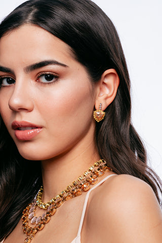 Le collier Sofia en arc-en-ciel