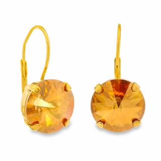 Caitlin Small Round Earrings in Candy Crush