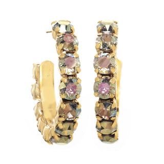 Boucles d'oreilles créoles Jubilee en pastèque