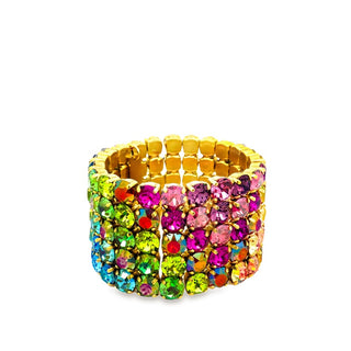 Olivia 5 Strand Stretch Bracelet in Bohemian Wonderland