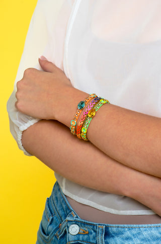 Jobelle Cuff in Watermelon Pastels