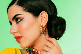 Boucles d'oreilles créoles Jubilé