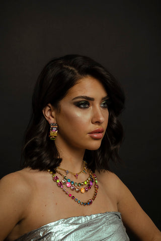 Aaralyn Necklace in Pink Berries