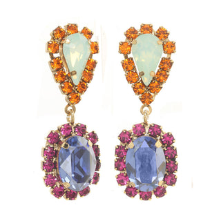 Boucles d'oreilles Neriah en Pastèque