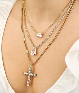 Rubin Necklace in Clear