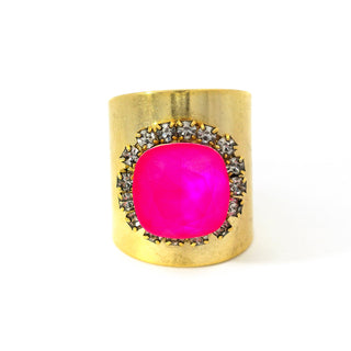 Sydney Square Ring Antique Gold