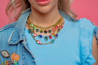 Mini Sofia Necklace in Watermelon