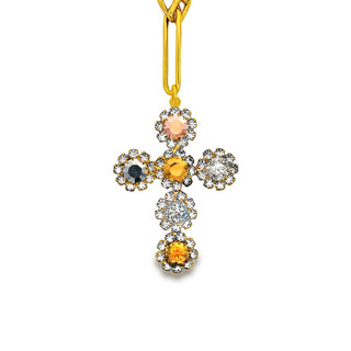 The Madonna Necklace in Chrome