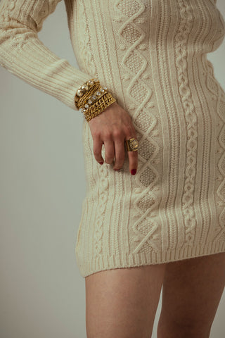 Keira Cuff in Champagne