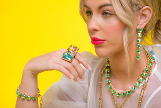 The Sofia Necklace in Watermelon