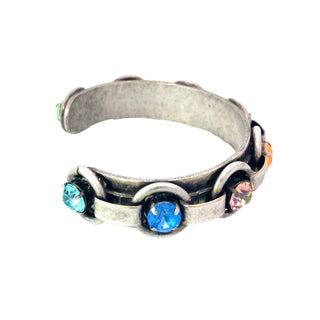 Henley Cuff in Antique Silver Rainbow