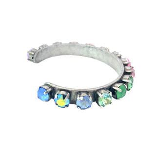 Kiki Cuff Antique Silver Rainbow