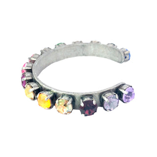 Kiki Cuff Antique Silver Rainbow