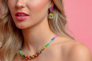 Boucles d'oreilles Neriah en Pastèque