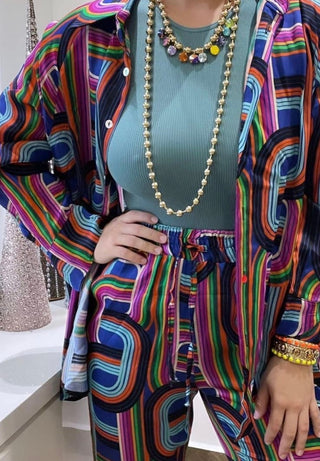 Anya Necklace in Antique Gold