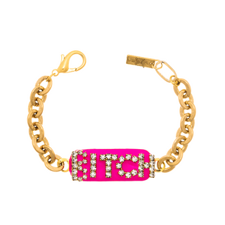 B*TCH ID Bracelet in Enamel