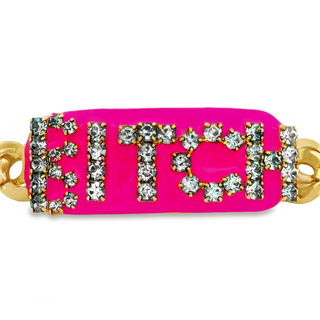 B*TCH ID Bracelet in Enamel
