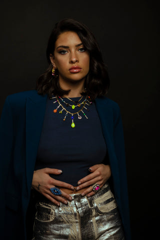 Rubin Necklace in Earth, Wind & Fire